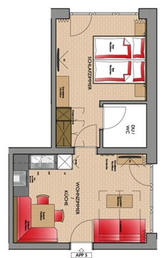 A Casa Saphir Appartement-Hotel Ζόλντεν Εξωτερικό φωτογραφία