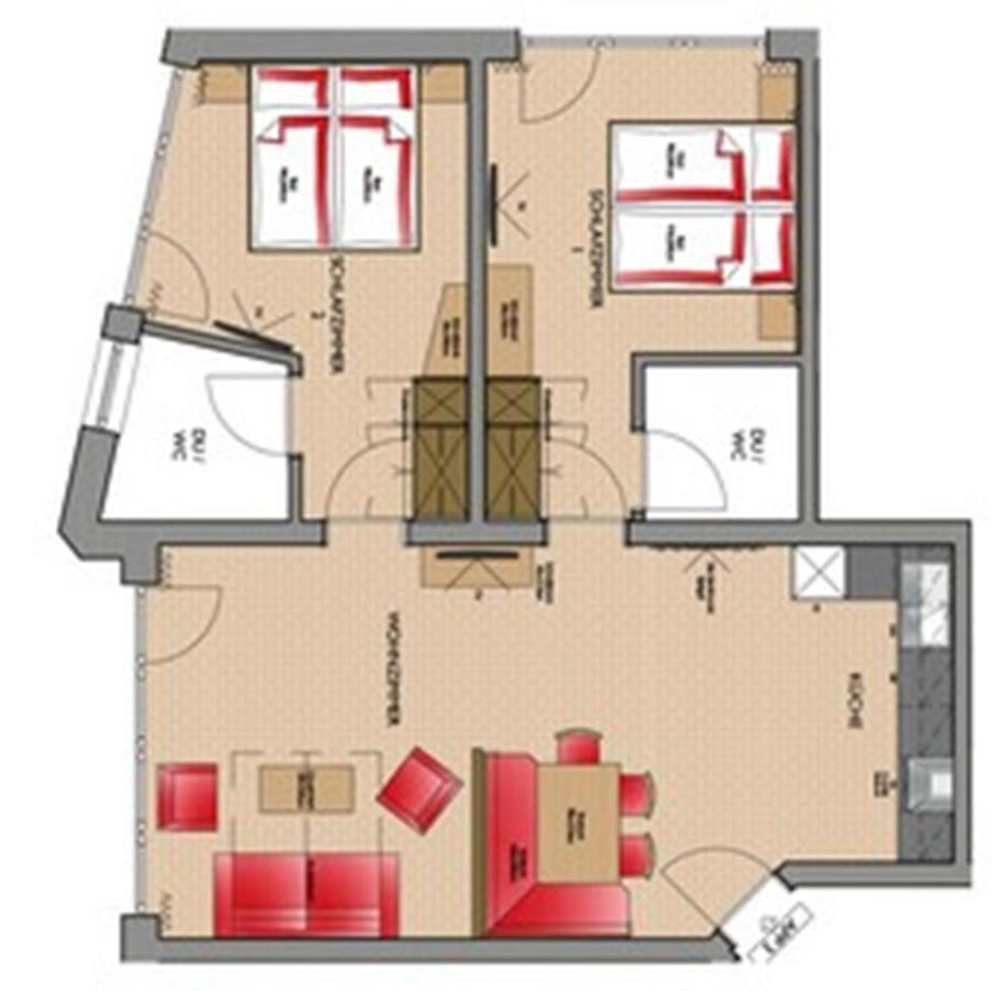 A Casa Saphir Appartement-Hotel Ζόλντεν Εξωτερικό φωτογραφία