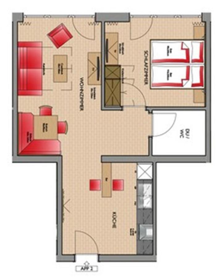 A Casa Saphir Appartement-Hotel Ζόλντεν Εξωτερικό φωτογραφία