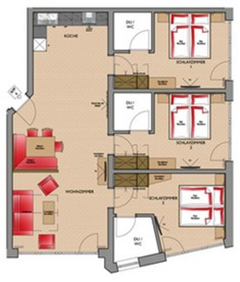 A Casa Saphir Appartement-Hotel Ζόλντεν Εξωτερικό φωτογραφία