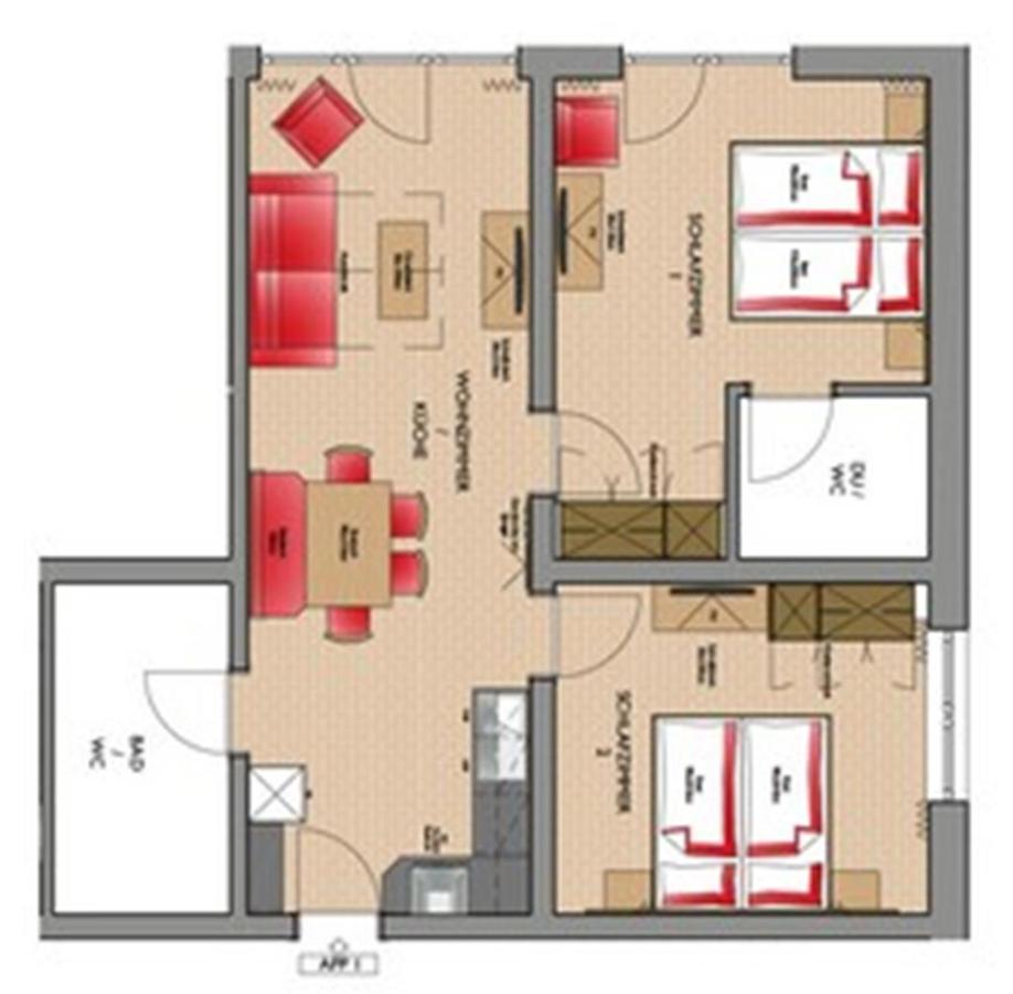 A Casa Saphir Appartement-Hotel Ζόλντεν Εξωτερικό φωτογραφία
