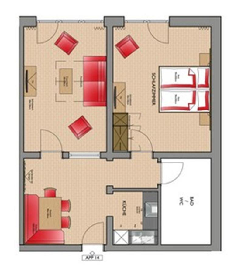 A Casa Saphir Appartement-Hotel Ζόλντεν Εξωτερικό φωτογραφία